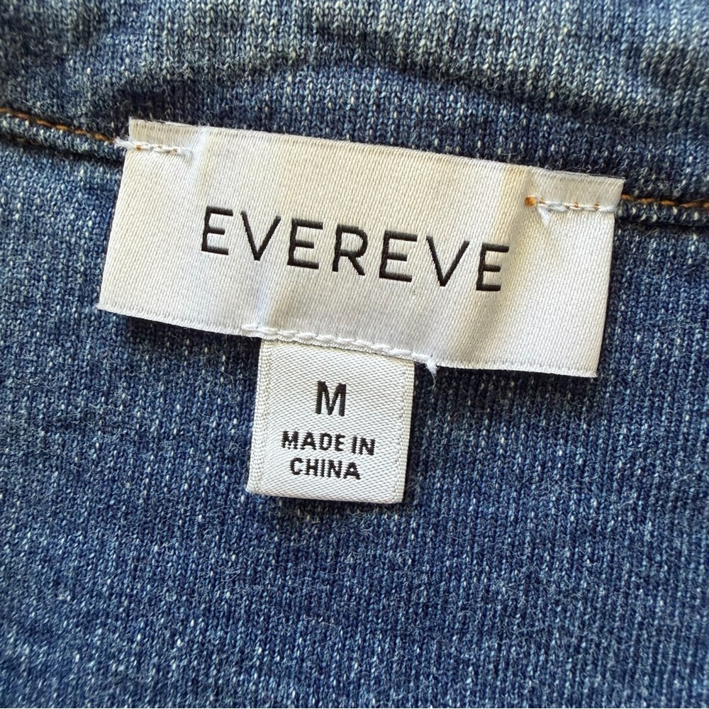 Evereve Soft/Faux Denim Jacket - size medium - Picture 2 of 3
